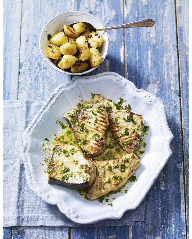 Espadon à la gremolata pour 4 personnes Recettes Elle à Table