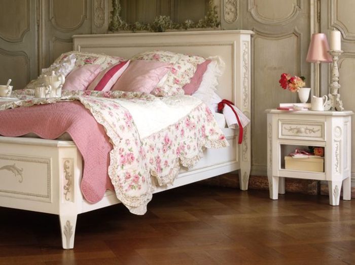 Chambre romantique - Elle Décoration