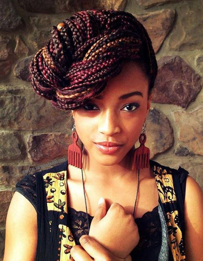 Coiffure afro tresses nattes hiver 2015 - Coiffures afro ...