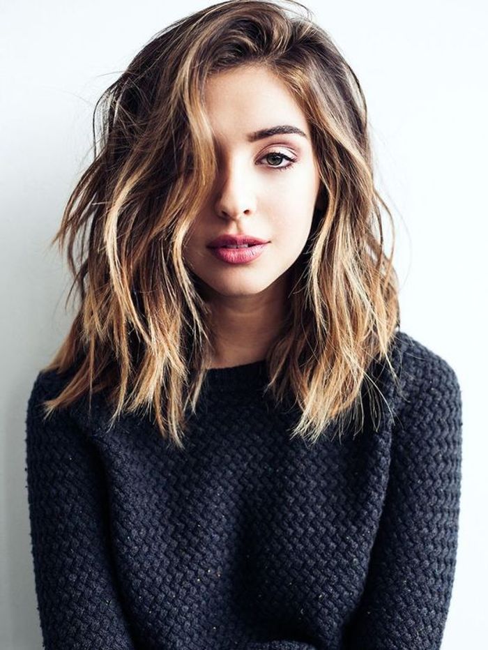 Cheveux mi longs ondulés automne,hiver 2017