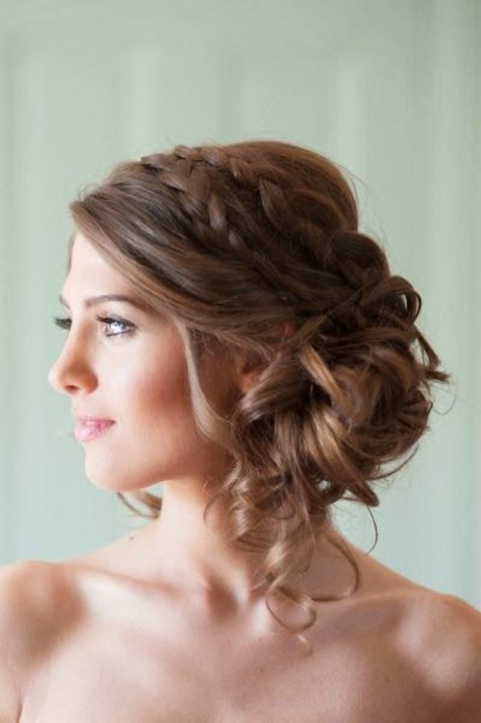 coiffure carre boucle mariage