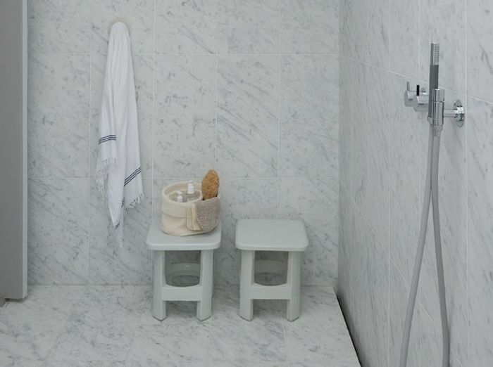 Douches à l'italienne elle décoration Douche ouverte vintage