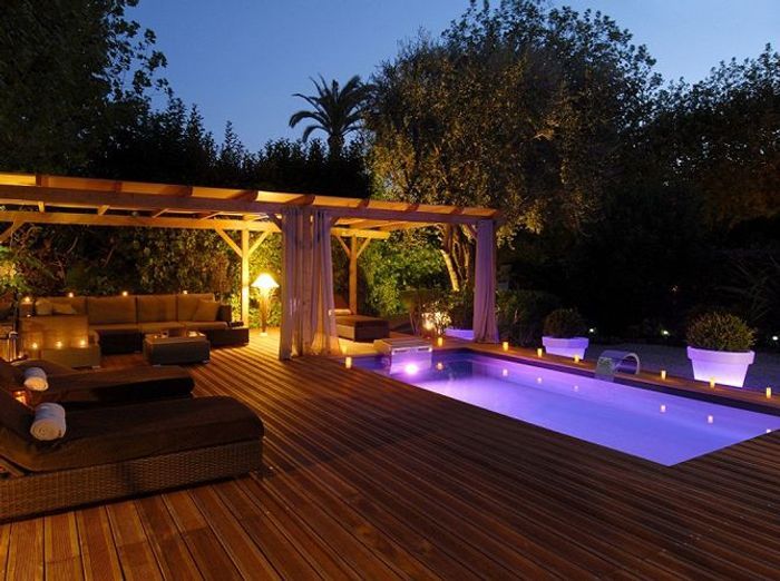 Un coin piscine ultra déco elle décoration Jardin Exotique décor