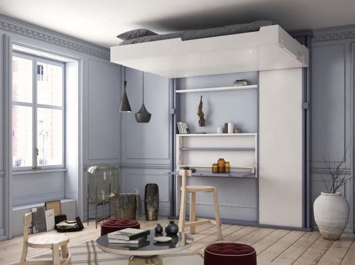 60 lits mezzanine pour gagner de la place elle décoration Lit surélevé adulte