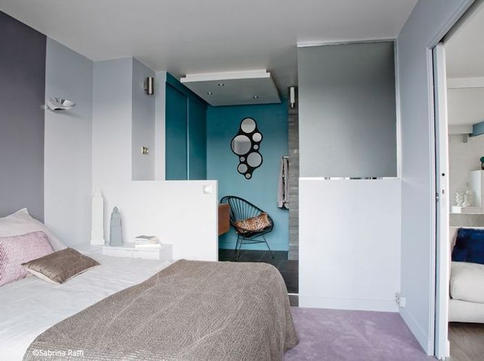 Petite chambre : nos 25 idées déco elle décoration Turquoise Chambre inspiration