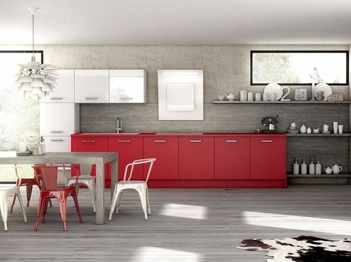 Craquez pour une cuisine grise elle décoration Cuisine décor Beton