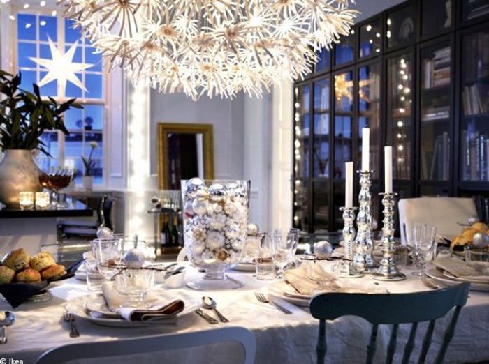 Nos 40 idées déco pour une table de réveillon sur son 31 ! elle ... Décor de Ovale table cuisine