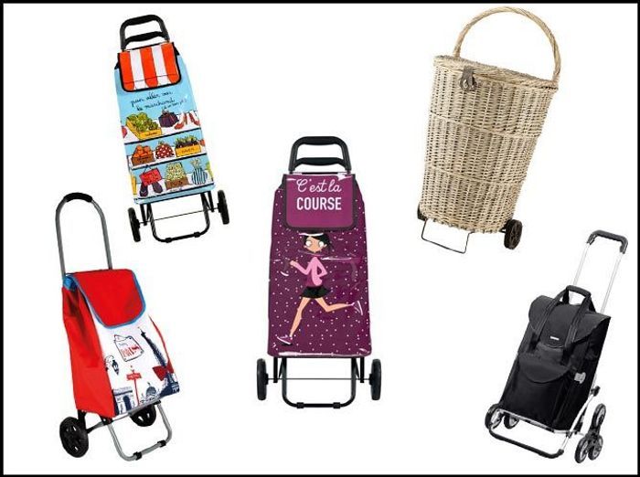 A chacun son caddie de courses Elle Décoration