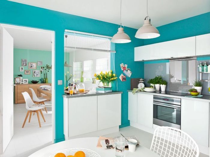 30 cuisines ouvertes et rusées elle décoration Cuisine moderne ouverte sur le salon