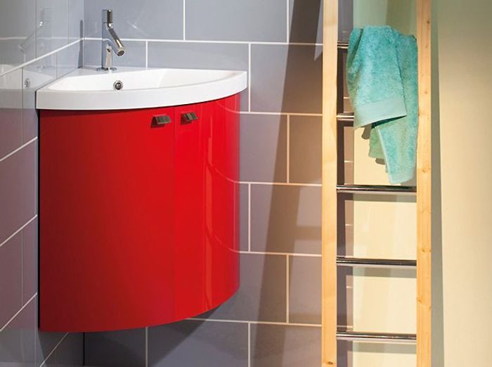 40 meubles pour une petite salle de bains elle décoration Bains Orange décor de salle
