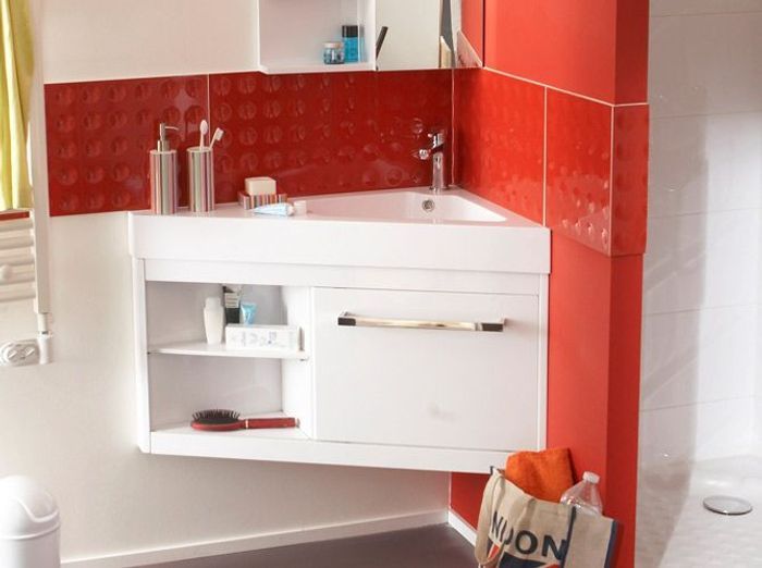 40 meubles pour une petite salle de bains elle décoration Meuble en rond de dessous de lavabo