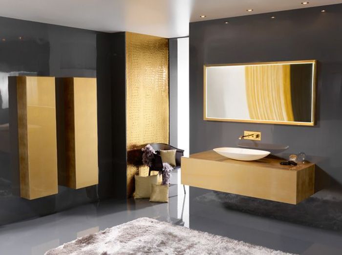 20 salles de bains colorées elle décoration Bains Couleur de désign salle