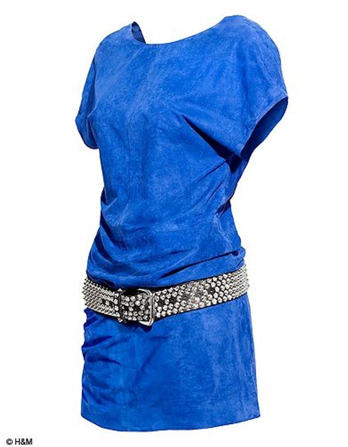 Robes élégantes France Robe bleue electrique h&m