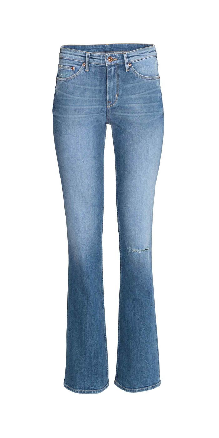 Jean bootcut H&M 20 jeans bootcut pour allonger ses jambes Elle