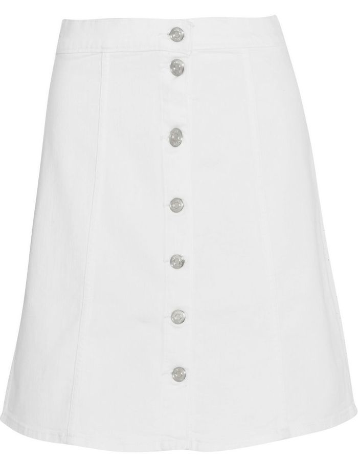Jupe blanche ouverte JCrew 20 jupes blanches pour amorcer l'été Elle