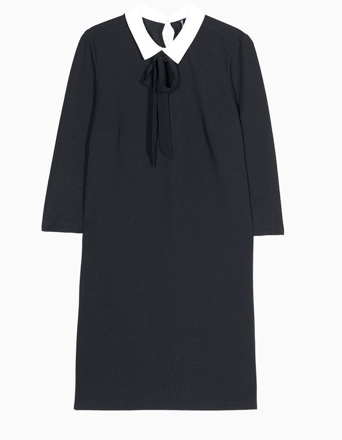 Robe noire à col blanc 23 jolies robes noires que l’on rêve d’avoir