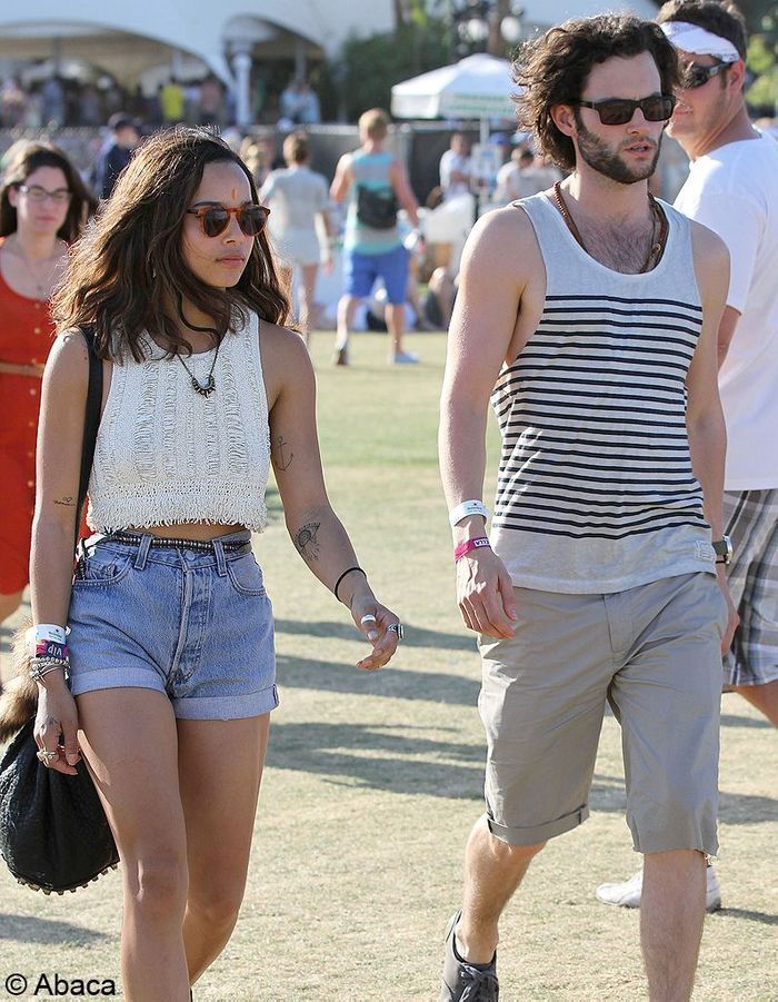 Zoe Kravitz et Penn Badgley 80 de durabilité du couple Les nouveaux couples de Hollywood Elle