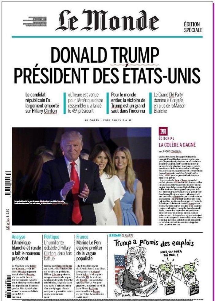 Extrait Du Journal Le Monde En 2016
