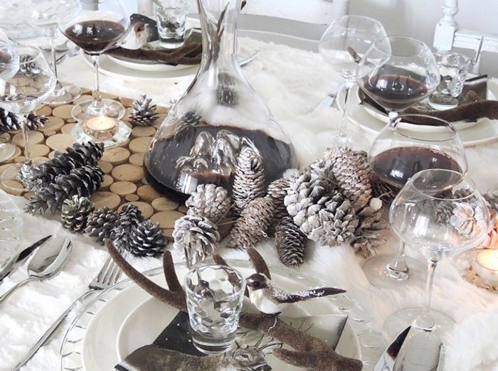 Décoration de table de Noël : nos idées pour une centre de table de ...